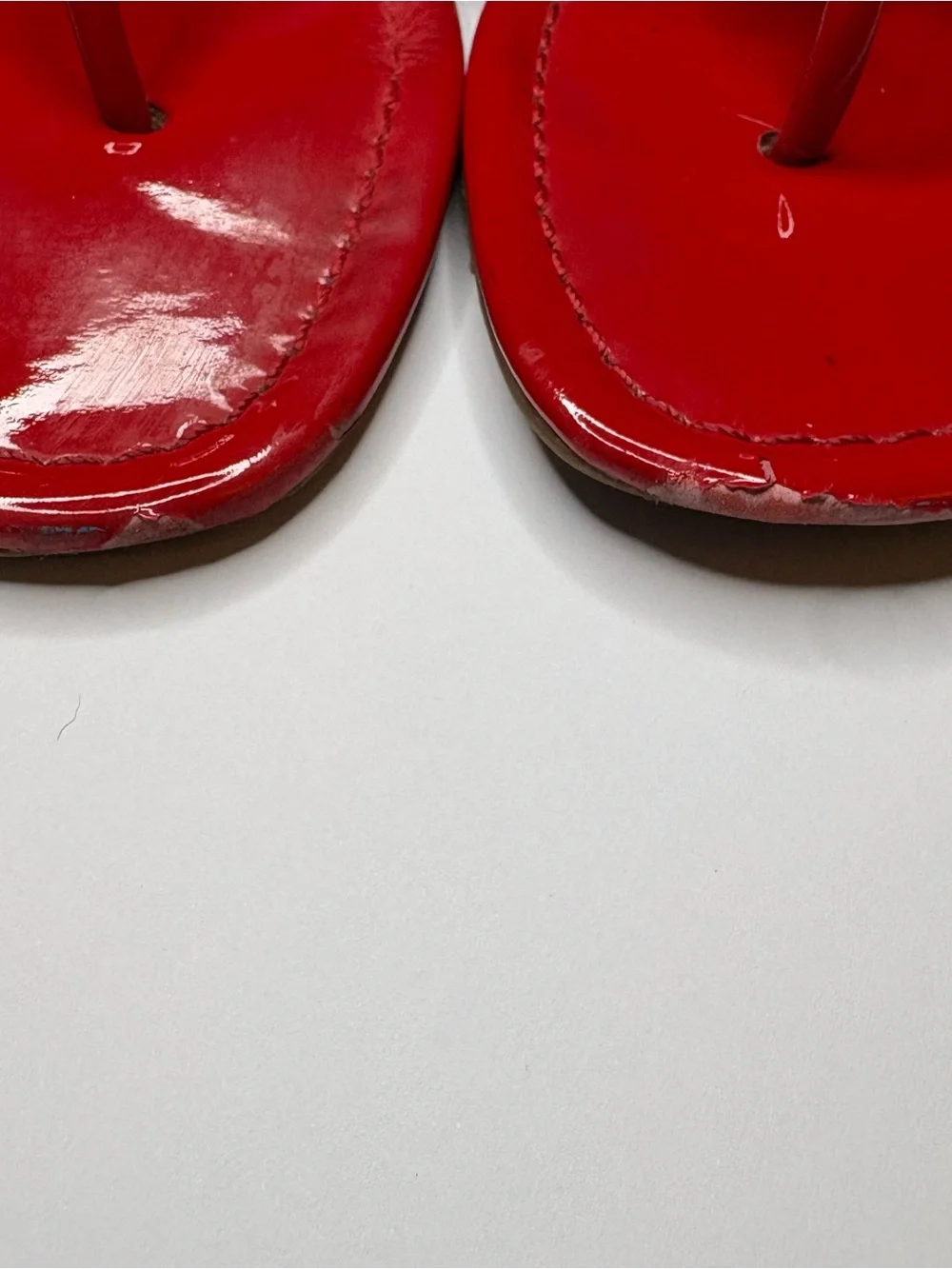 Tory Burch Miller Patent Sandals – Red – Size 10 - Picture 7 of 8